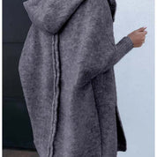 Isla Turner | Oversized Hooded Knit Cardigan