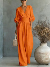 Isabelle Monroe | Elegant Wide Leg Jumpsuit For Women