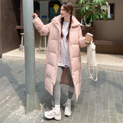 Eleanor Smith | Pink Longline Puffer Coat