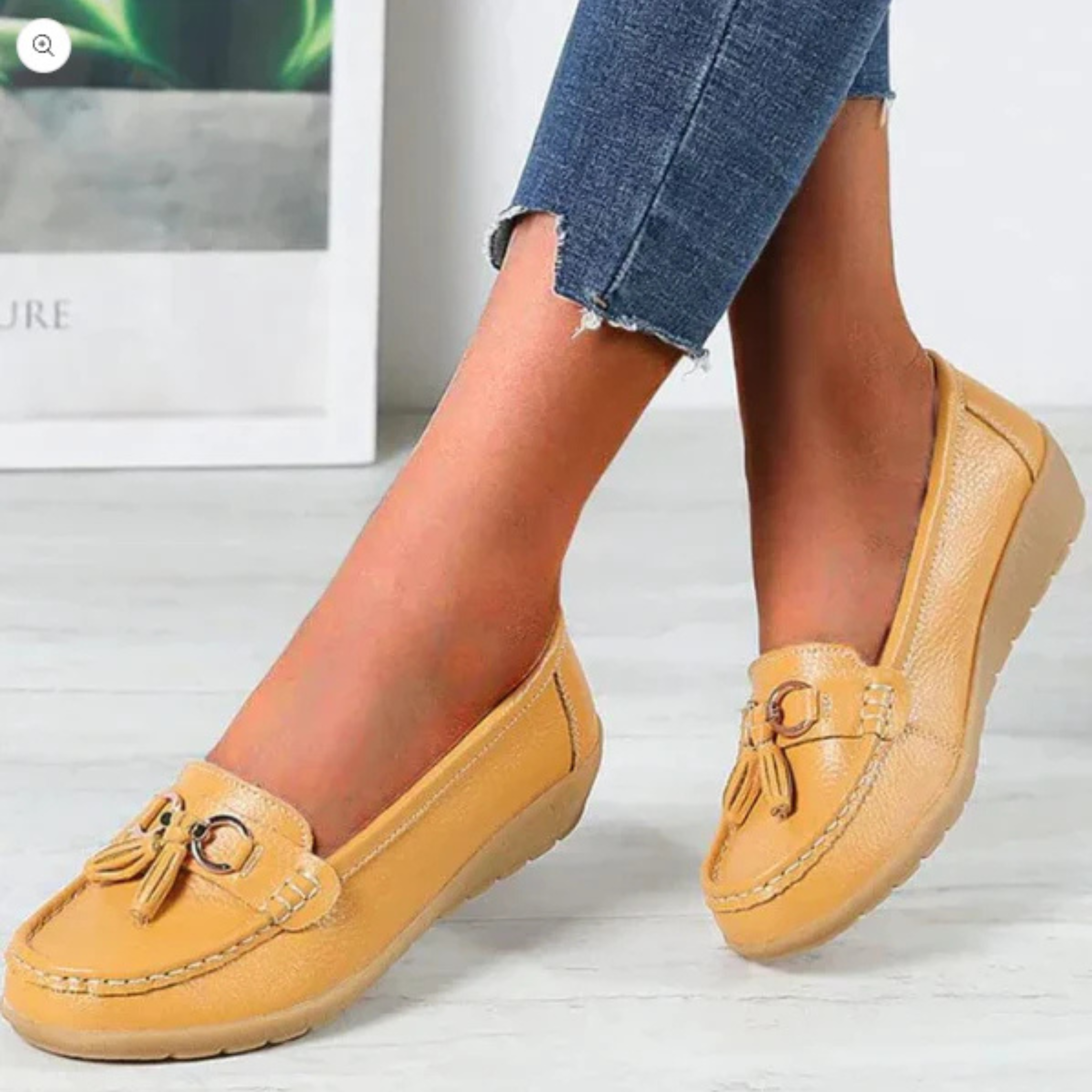 Charlotte Moreau | Mocassins confortables à pompons pour femme