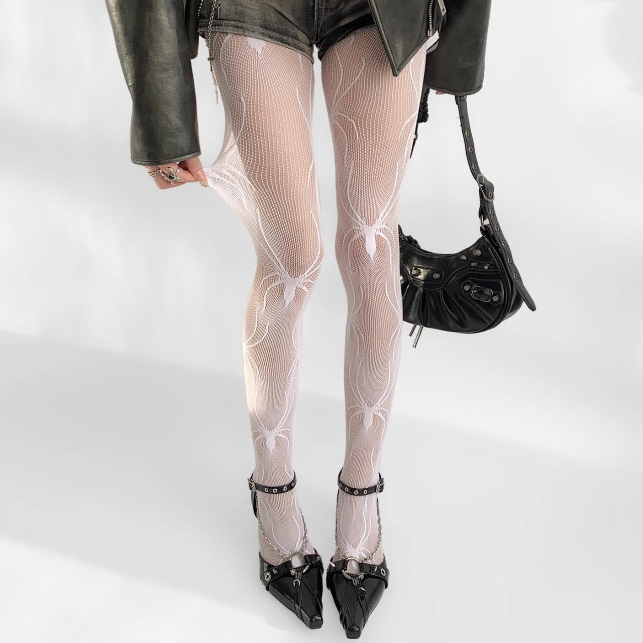 Spider Silk | Spiderweb Halloween Tights For Women
