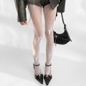 Spider Silk | Spiderweb Halloween Tights For Women