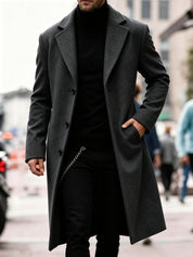 Matilda Harrison | Navy Tailored Longline Overcoat
