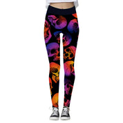 Miss Spooky | Skull Halloween Leggings For Women