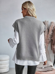 Victoria Green | Cozy Cable-Knit Sweater Vest