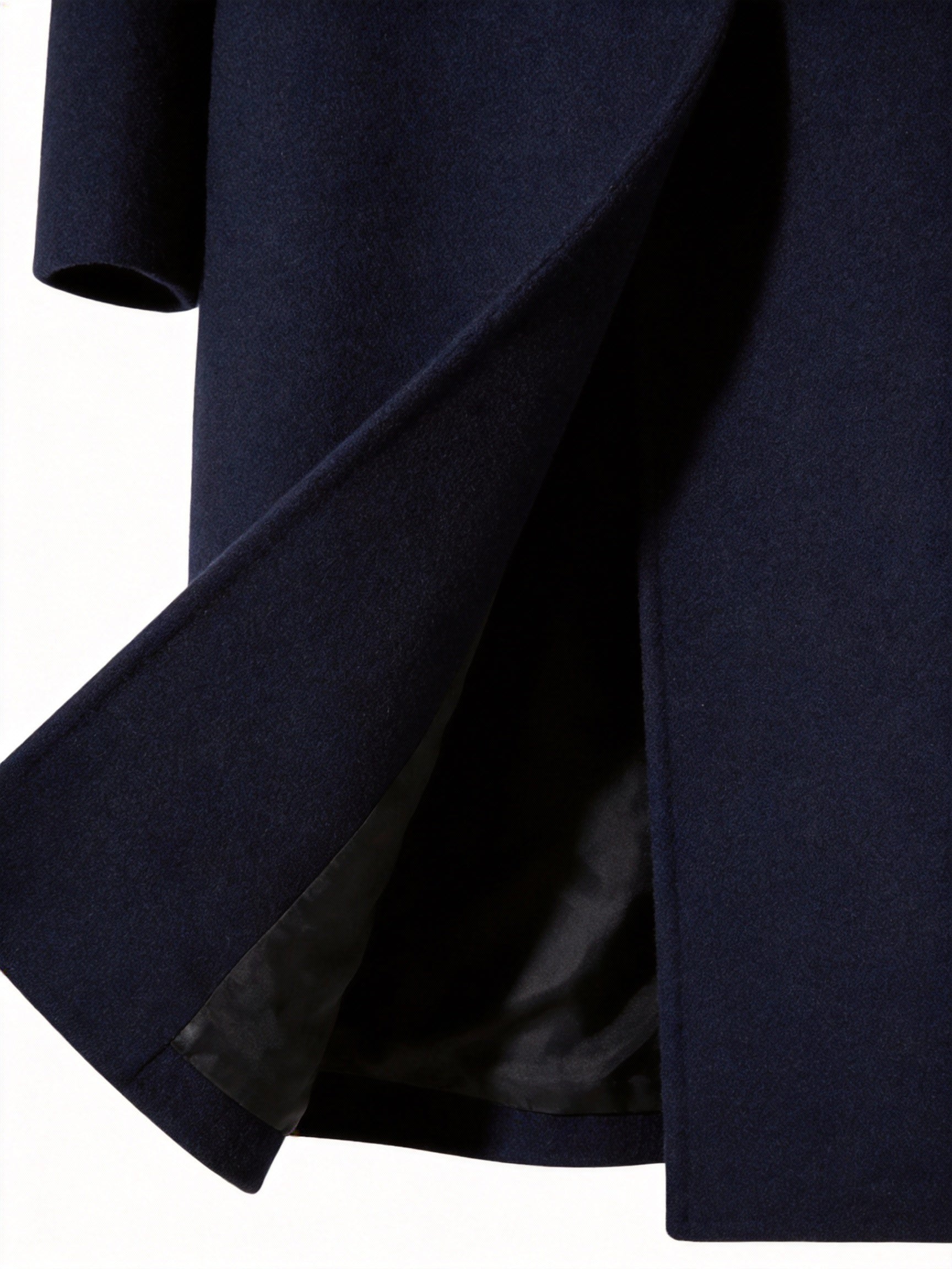 Matilda Harrison | Navy Tailored Longline Overcoat