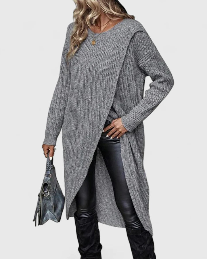 Selina Thorncliffe | Robe-pull en maille portefeuille