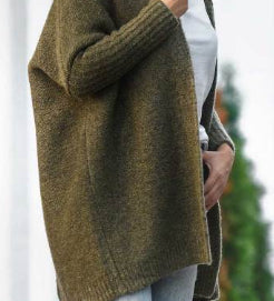 Isla Turner | Oversized Hooded Knit Cardigan
