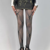 Spider Silk | Spiderweb Halloween Tights For Women