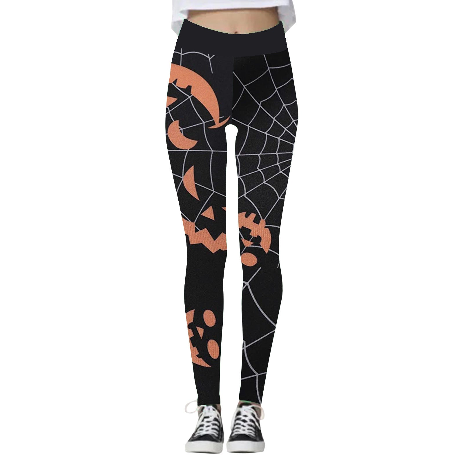 Miss Spooky | Skull Halloween Leggings For Women