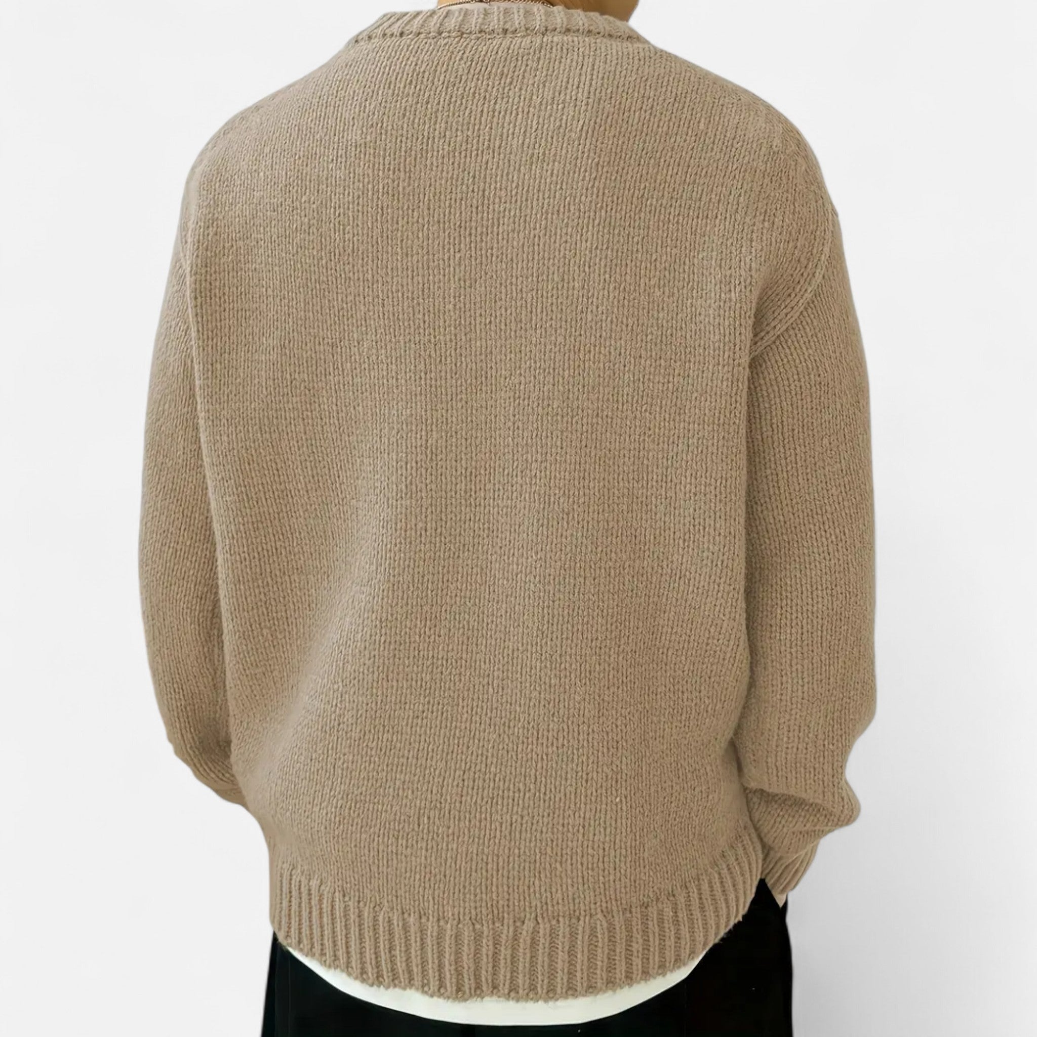 Felicity Brown | Sage Green Relaxed Fit Knit Sweater