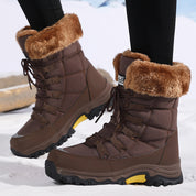 Verity Edwards | Bottes de neige imperméables à bordure en fausse fourrure