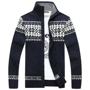 James Sinclair | Gilet zippé en maille à motif nordique