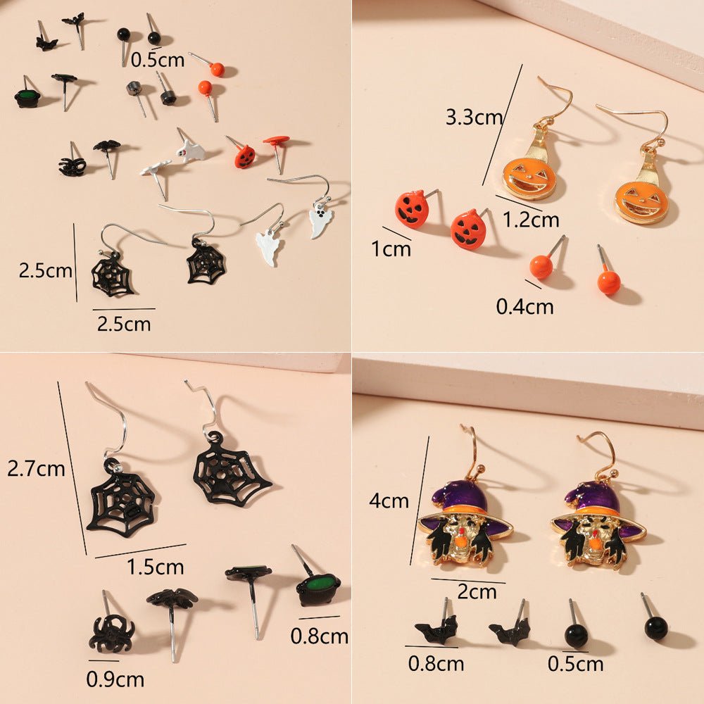 Witching Hour | Spider Web Halloween Earrings