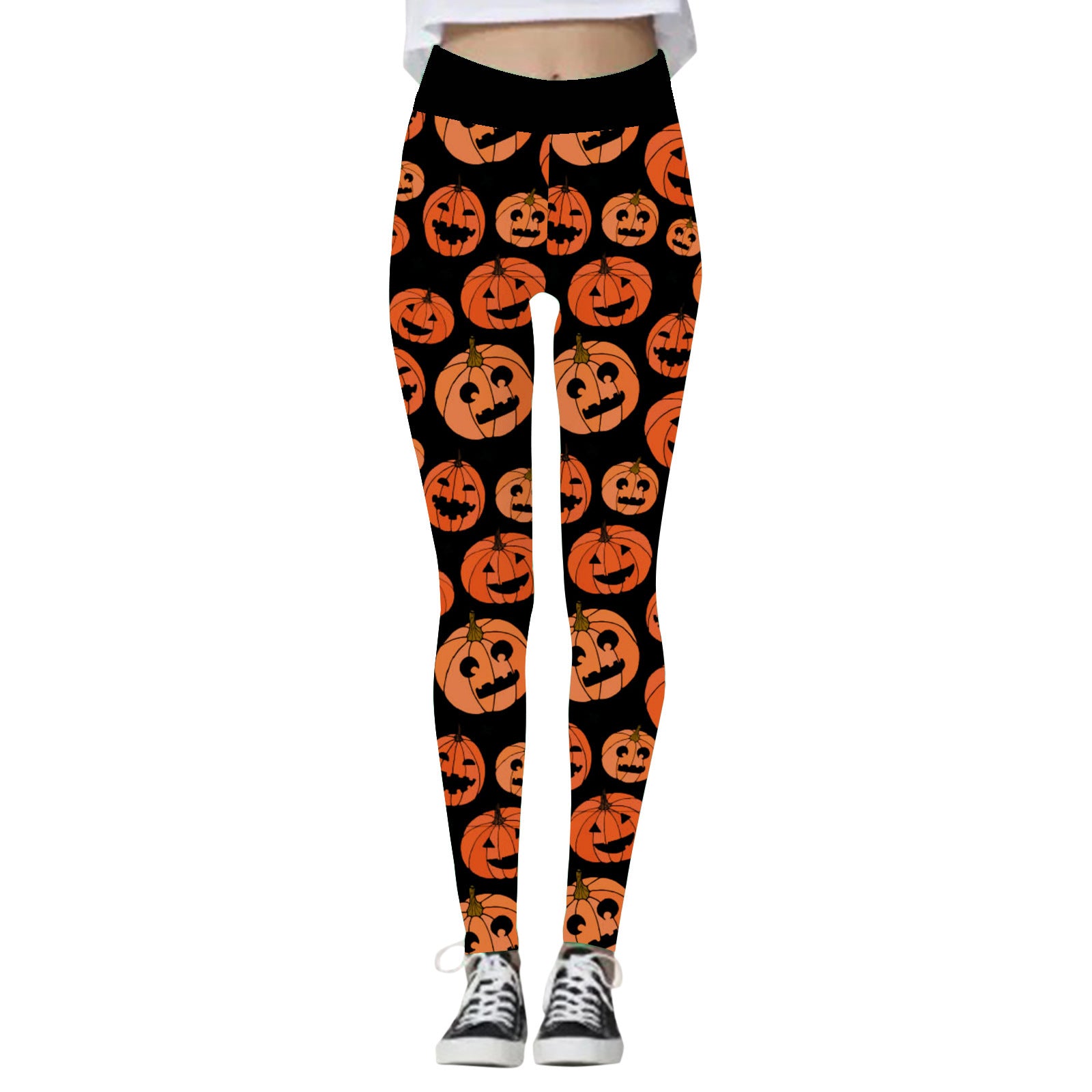 Miss Spooky | Skull Halloween Leggings For Women