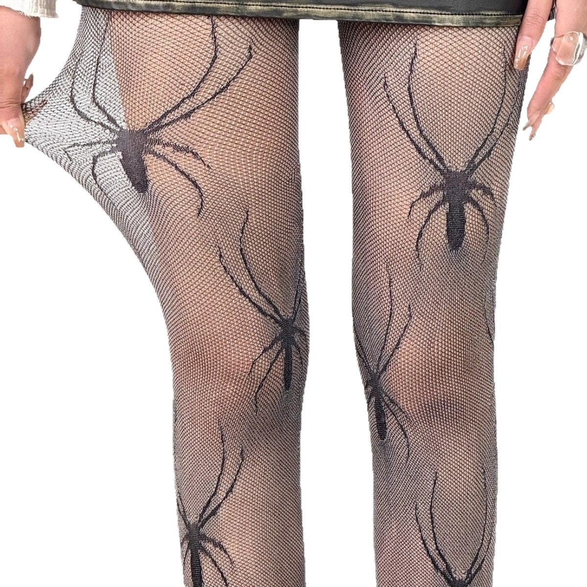 Spider Silk | Spiderweb Halloween Tights For Women
