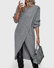 Selina Thorncliffe | Robe-pull en maille portefeuille
