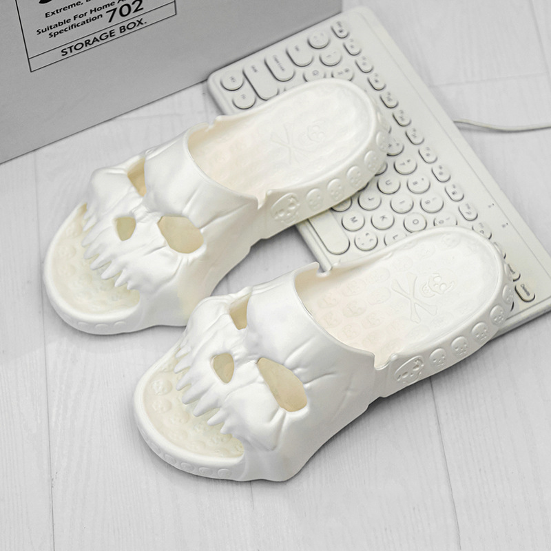 Count Midnight | Skull Halloween Slippers