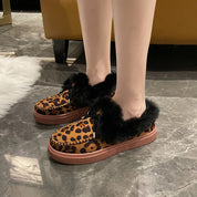 Catriona Palmer | Mocassins d’intérieur en fausse fourrure duveteuse