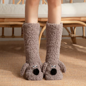 Daisy Nelson | Fluffy Dog Slipper Socks – Knee-High & Non-Slip