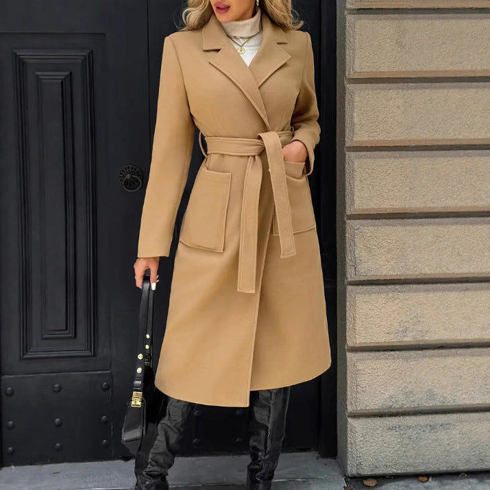 Charlotte Robinson | Belted Longline Wool Coat