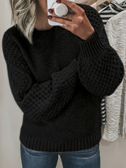 Harriet Cooper | Chunky Knit Textured Pullover Sweater