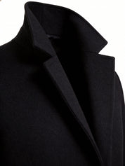 Matilda Harrison | Navy Tailored Longline Overcoat