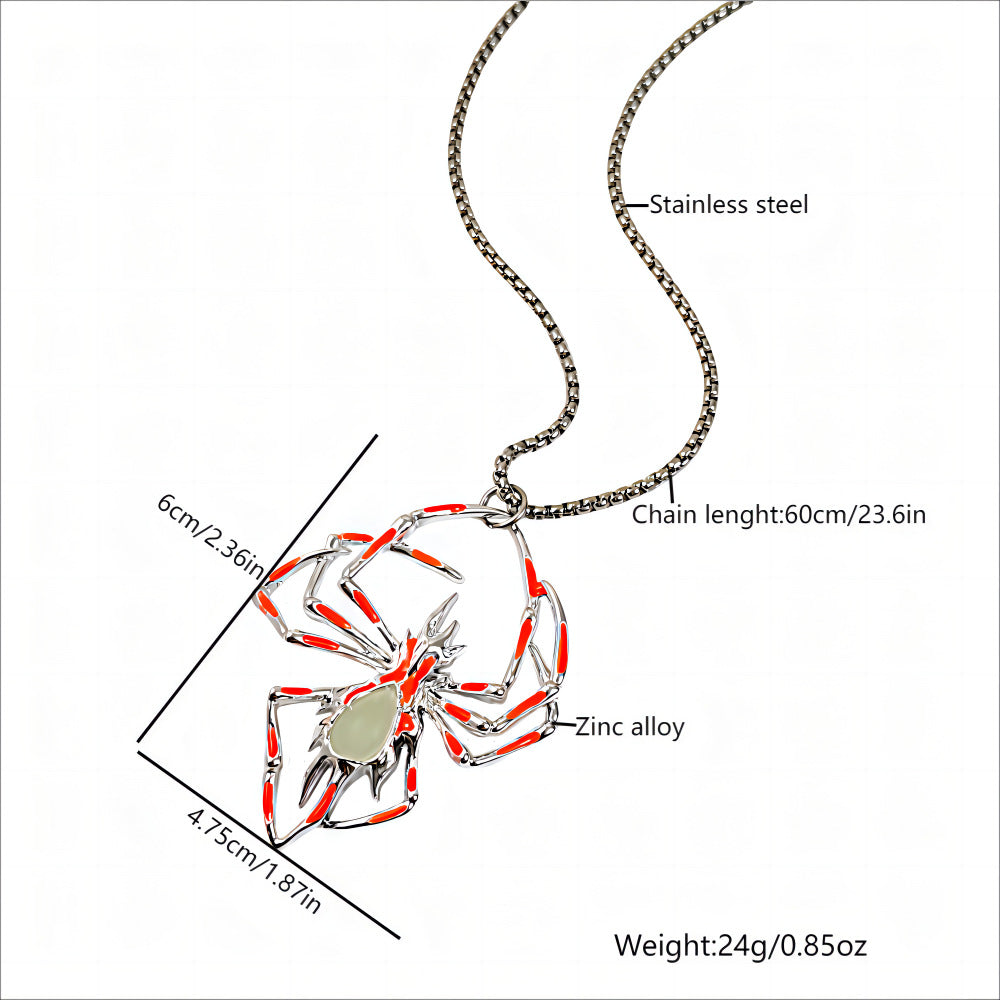 Collier d’Halloween Toile d’ombre | Araignée