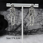 Papa osseux | Boucles d’oreilles d’Halloween squelette