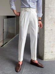 Luca Verano | Tailored Pleated Smart Trousers