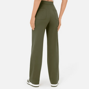 Amelia Kensington | Pantalon taille haute à jambes larges