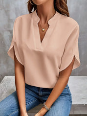 Juliette Moreau | Elegant V-Neck Blouse For Women