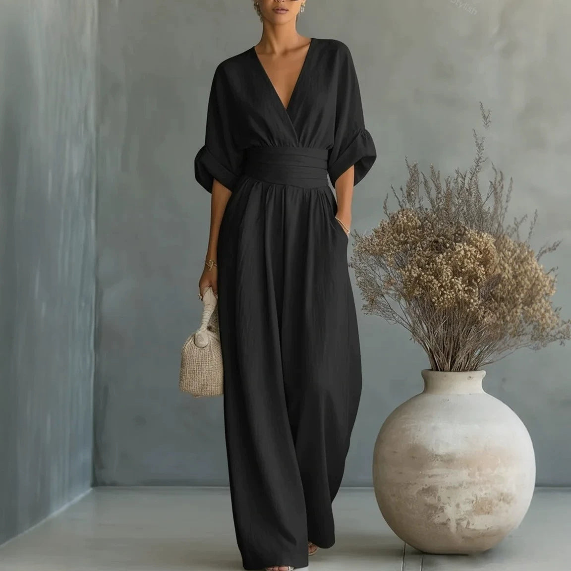 Isabelle Monroe | Elegant Wide Leg Jumpsuit For Women