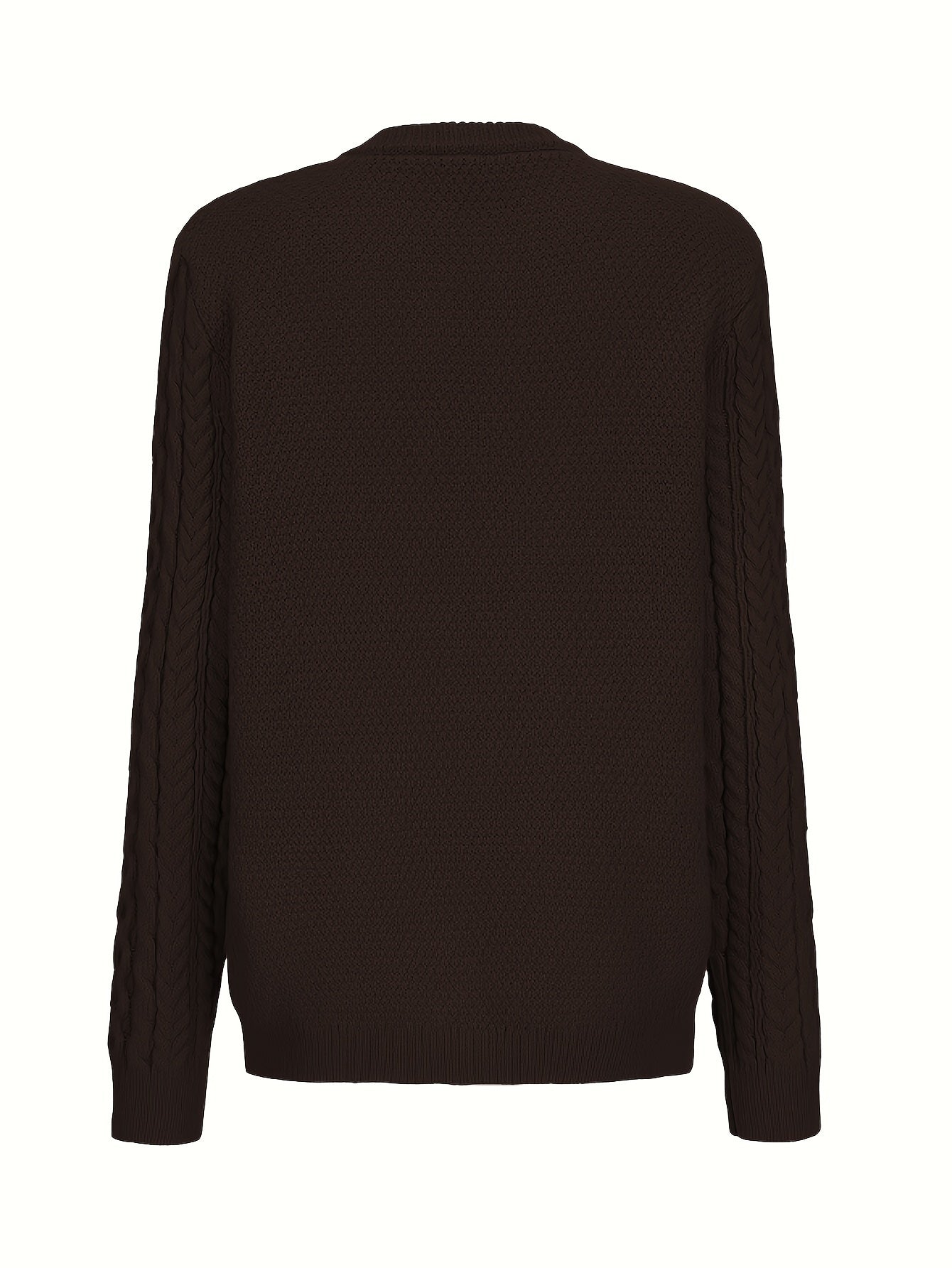 Rosalind Cooper | Textured Cable-Knit Button-Front Cardigan
