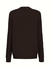 Rosalind Cooper | Textured Cable-Knit Button-Front Cardigan