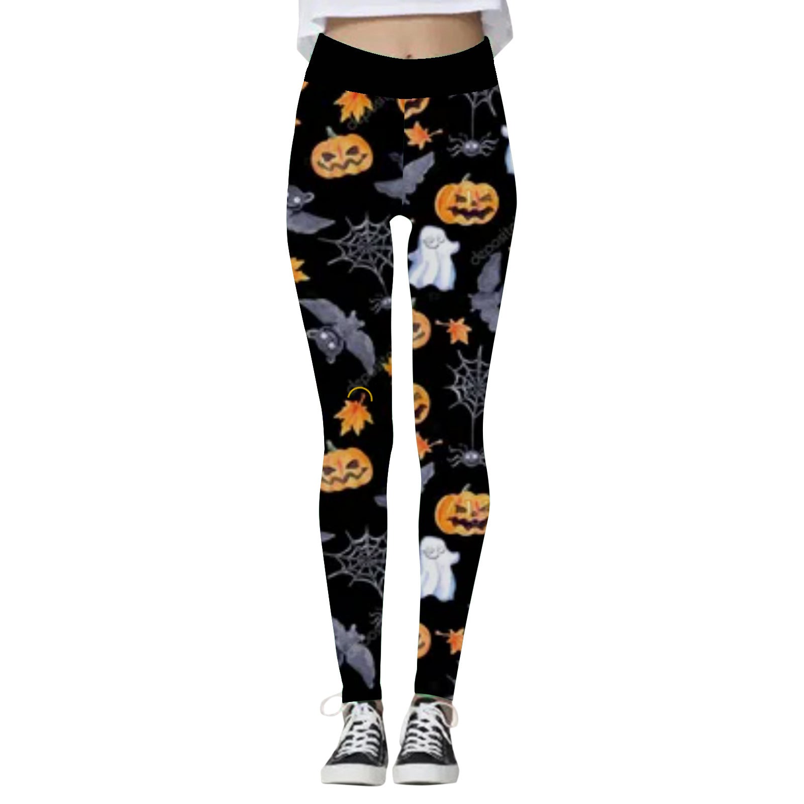 Miss Spooky | Skull Halloween Leggings For Women