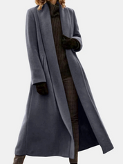 Beatrice Davies | Long Wool-Blend Wrap Coat