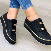 Sienna Bellini | Baskets compensées décontractées de luxe