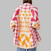 Freya Nolan | Geometric Print Oversized Cardigan