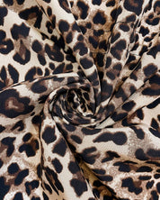 Constance Fairbank | Leopard-Lined Hooded Coat With Drawstring Waist
