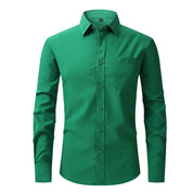 Chemise habillée blanche classique à manches longues Edward Clarke
