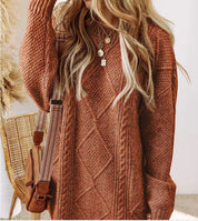 Olivia Walker | Cable Knit Sweater Dress