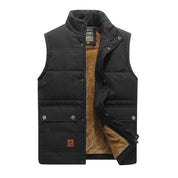 Thomas Lewis | Gilet utilitaire matelassé doublé en polaire pour homme