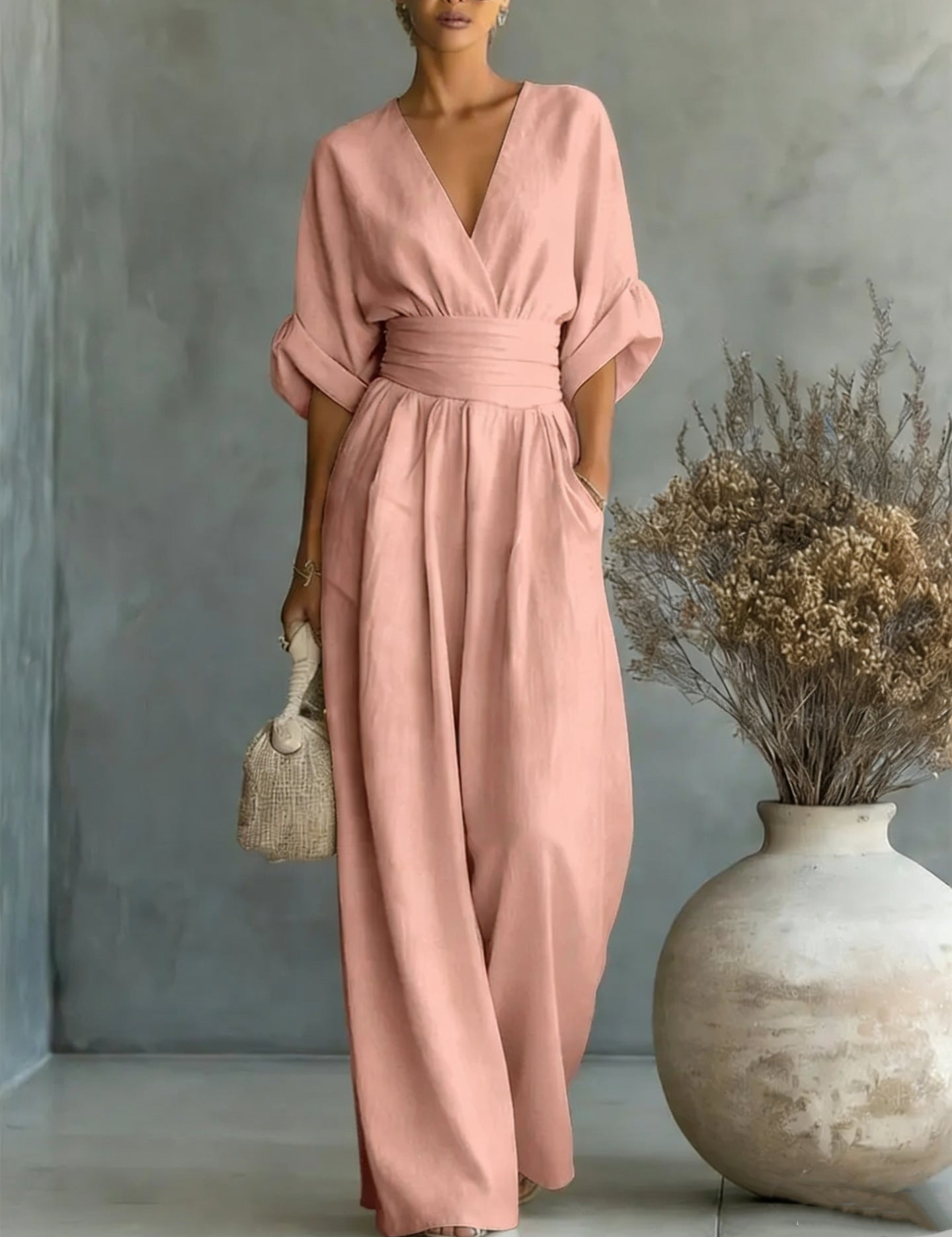 Isabelle Monroe | Elegant Wide Leg Jumpsuit For Women