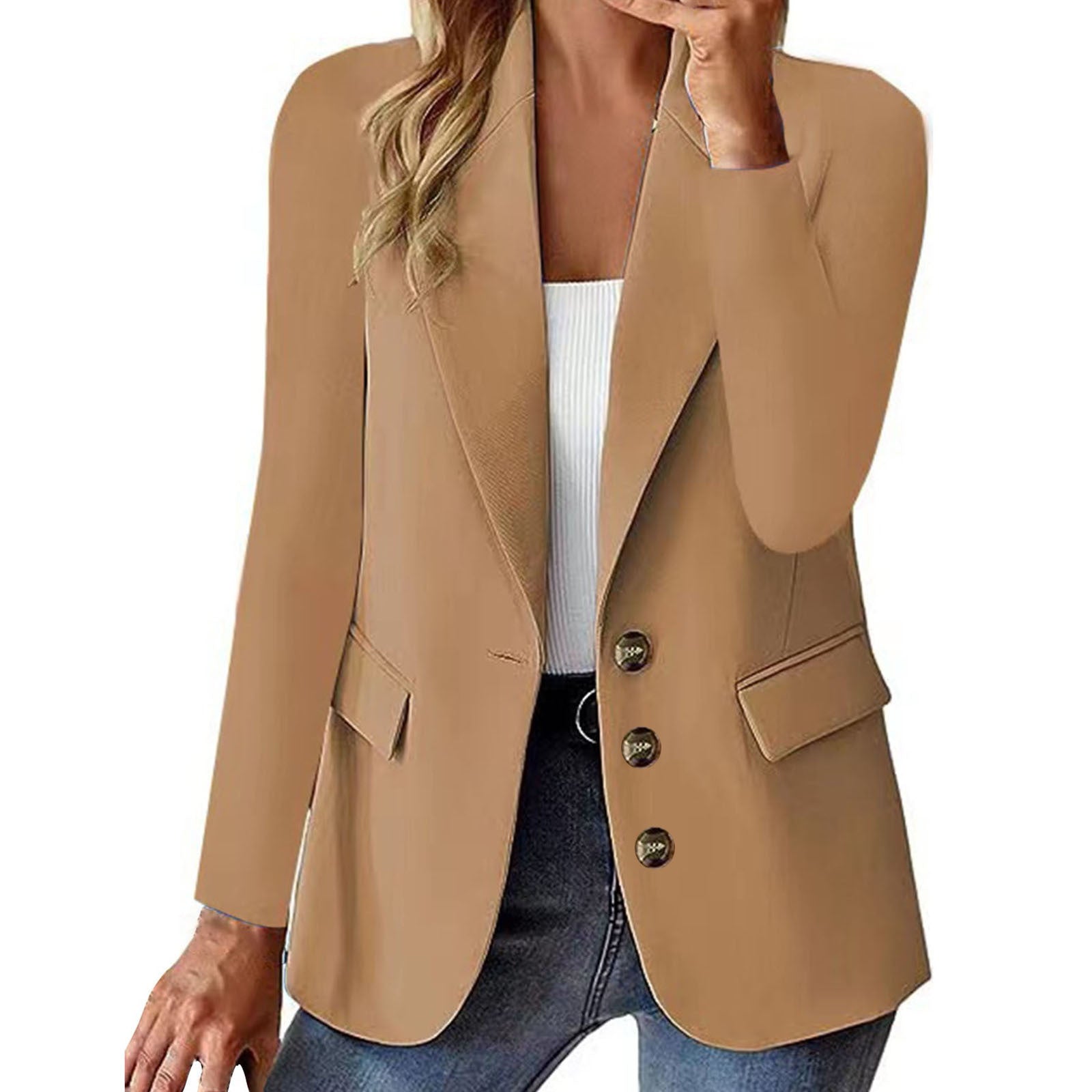 Eleanor Hall | Oversized Single-Button Blazer for Women