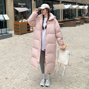 Eleanor Smith | Pink Longline Puffer Coat