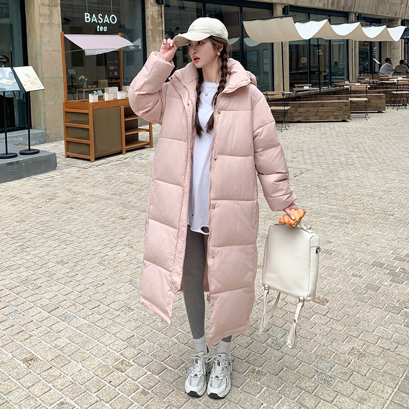 Eleanor Smith | Pink Longline Puffer Coat