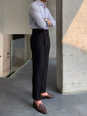 Luca Verano | Tailored Pleated Smart Trousers