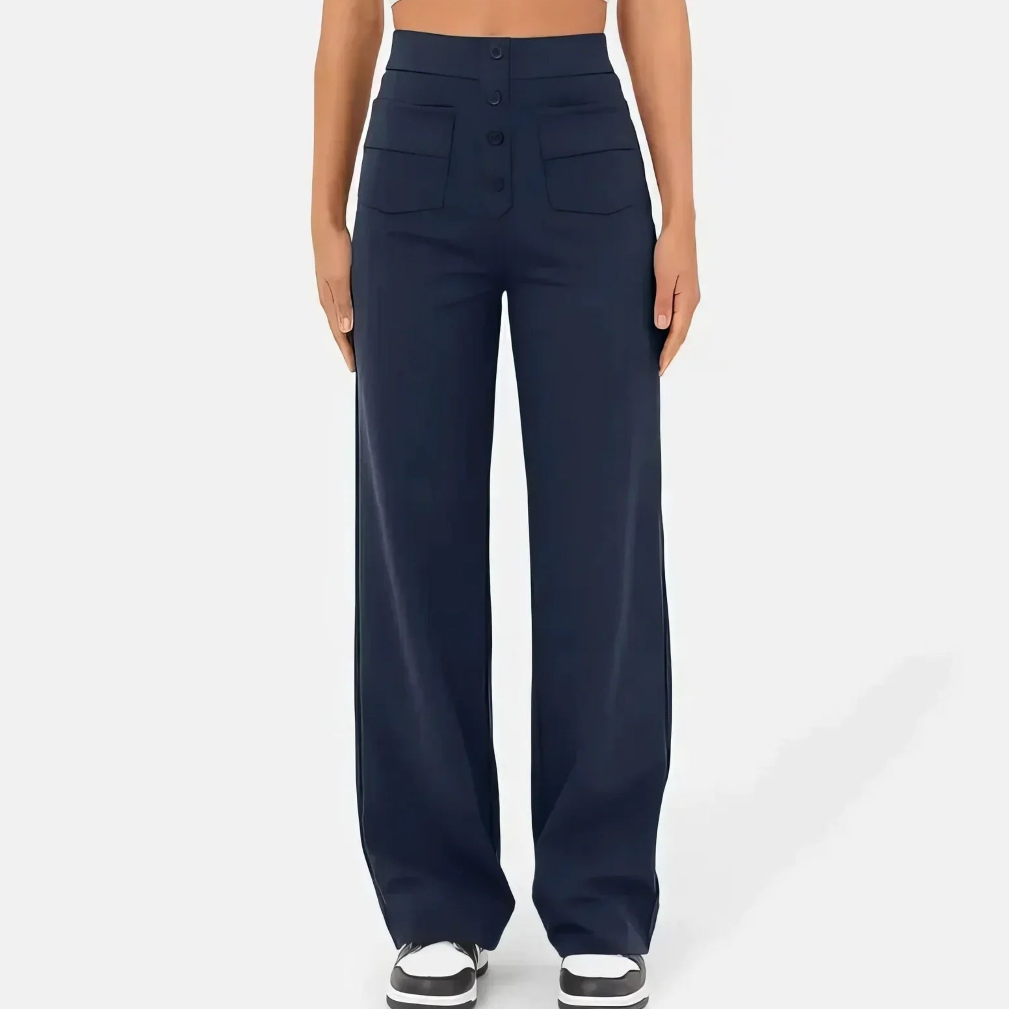 Amelia Kensington | Pantalon taille haute à jambes larges