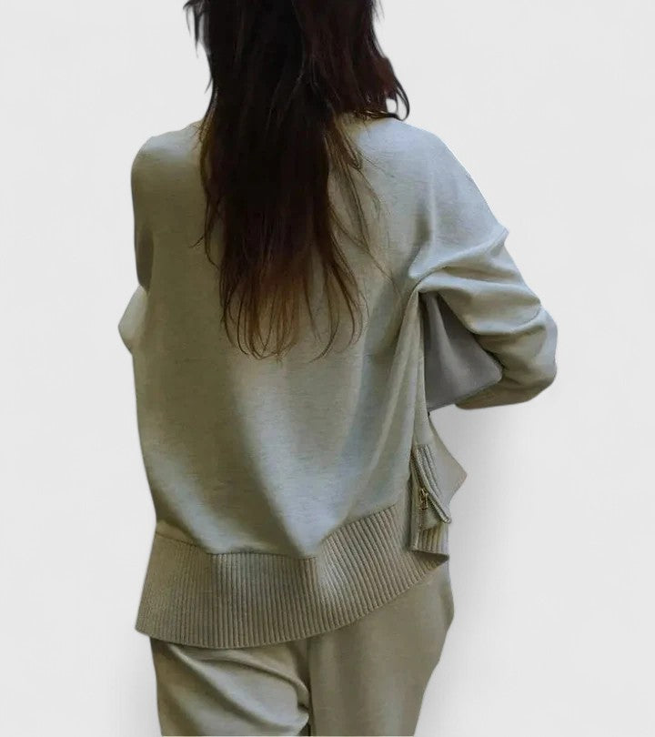 Ottilie Sandford | Knit Turtleneck Two-Piece Lounge Set